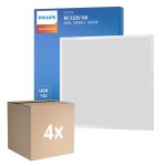 Multipack 4x Philips Panel LED CoreLine RC132V 26W 3600lm - 840 Blanco Frio | 60x60cm - UGR <22
