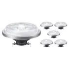 Multipack 6x Philips MASTER LED Foco G53 AR111 14.8W 875lm 24D - 927 Luz muy Cálida | Mejor reproducción de color - Regulable - Reemplazo 75W