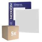 Multipack 5x Noxion Panel LED Ecowhite V4.0 28W 3200lm - 830 Luz Cálida | 60x60cm - UGR 