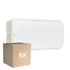 Multipack 5x Philips LED Seguridad Ledinaire WL055V Blanco 6W 630lm - 840 Blanco Frio | 374x150mm – IP65